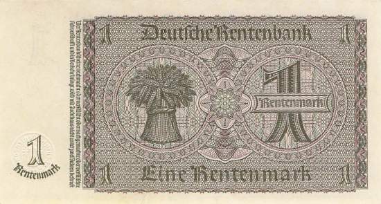 1 Rentenmark 1937 ro.166c H